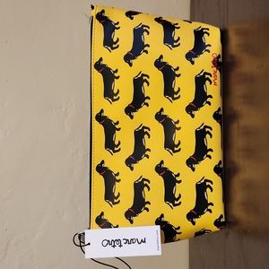 Marc Tetro Dachshund Make Up Travel Bag